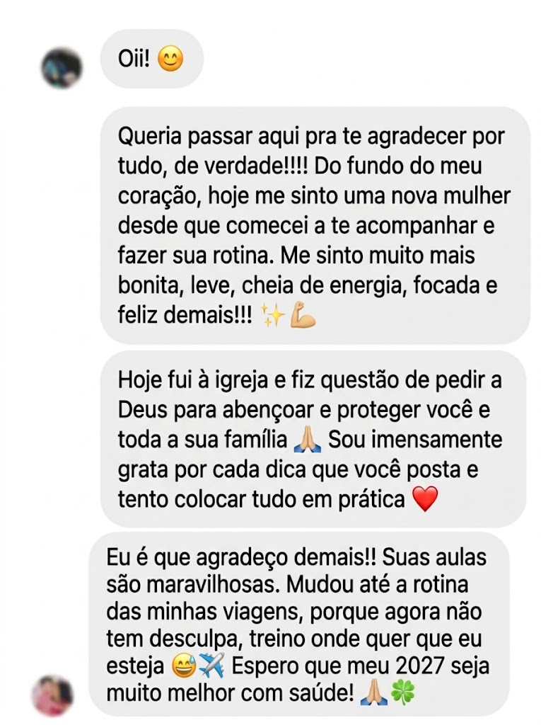 Relatos sobre disposição, autoestima e prática de treinos durante viagens